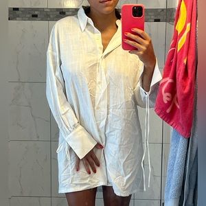 White shirt dress from Princess Polly NWT